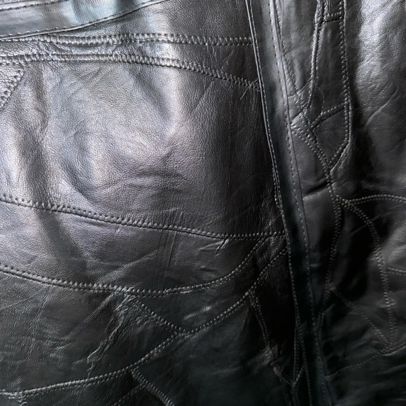 Mens M Collection Genuine Lamb Leather Jacket New - Picture 9 of 12